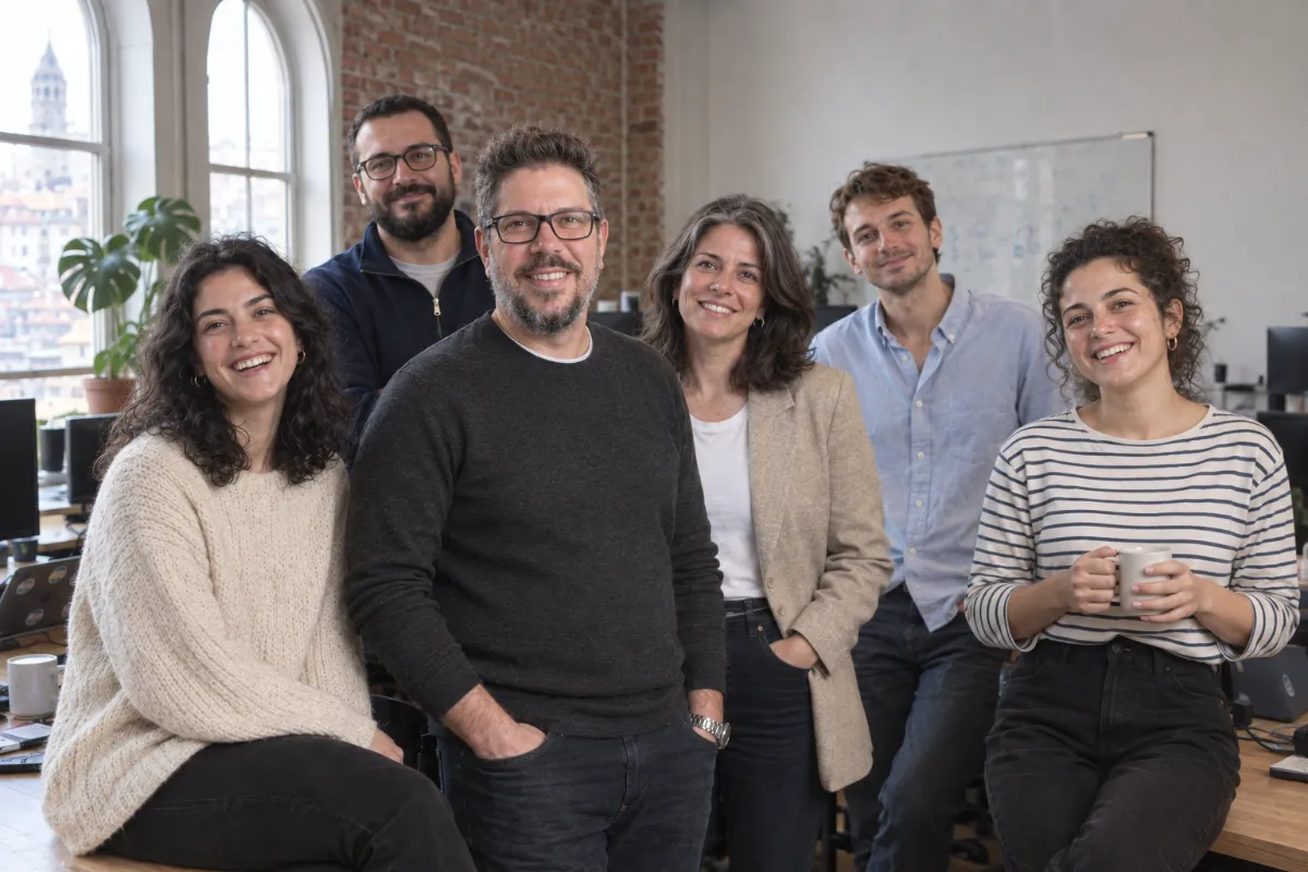 Benji's Digital e-ticaret ekibi ofiste birlikte çalışırken