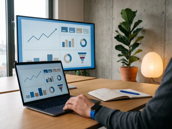 Paid search analytics report showing wasted spend on irrelevant search queries
