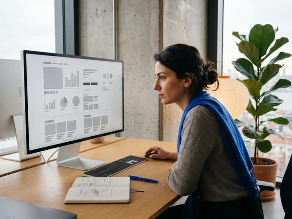 Product page wireframe with structured data nodes for Shopify technical SEO